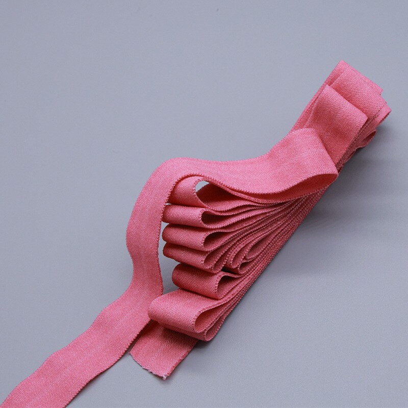 彩色锦纶弹力包边条 羽绒服袖袜口对折包边带 内衣裤滚边条