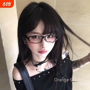 哭哭眼镜框日系二次元流泪眼镜框亚文化cosplay拍照装饰镜框镜架