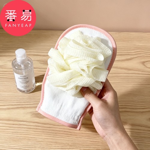双面搓澡巾A1vo0-搓澡手套浴花搓澡巾双面家用后背男女通用