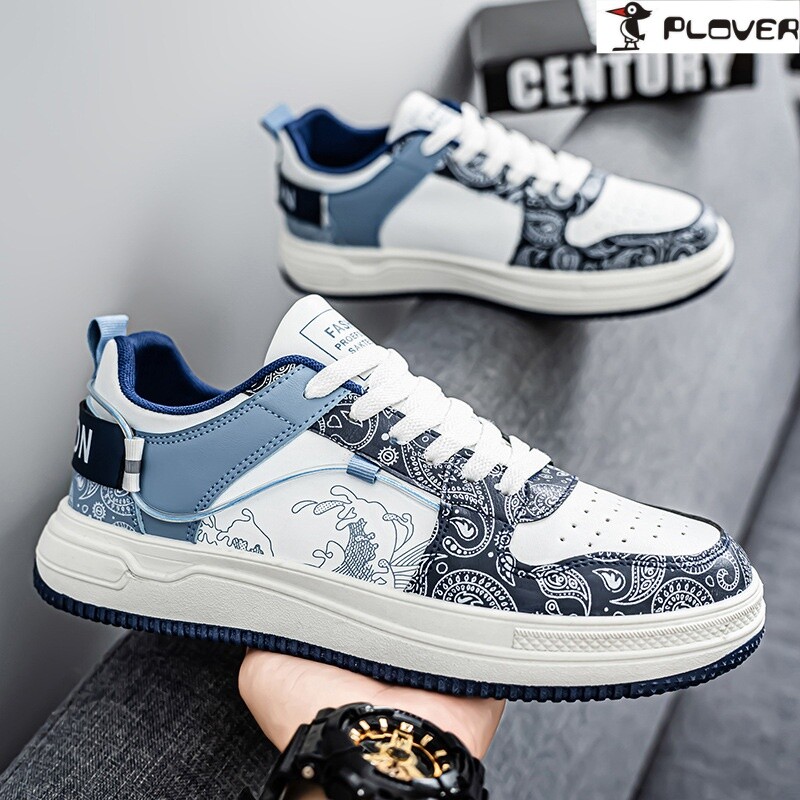啄木鸟新款休闲板鞋男士时尚潮流百搭运动风青少年男鞋