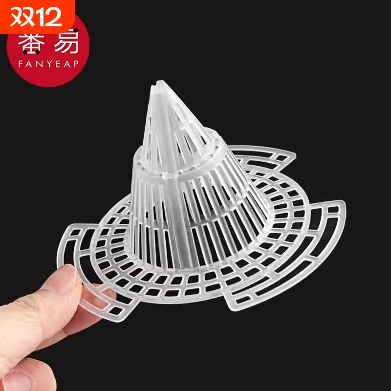 花盆垫片BC1sn0-花盆底孔网垫防漏土透气漏水垫底网塑料沥水锥