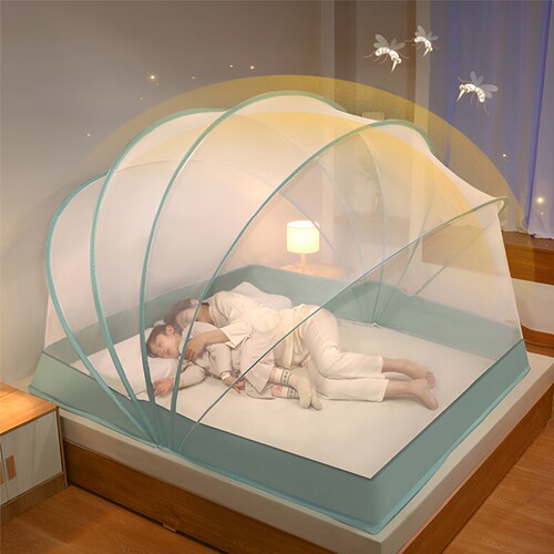 不锈钢支架一体钢铁关节免装蚊帐