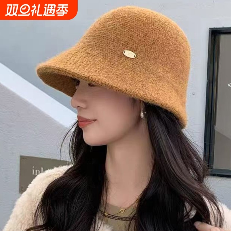 秋冬新款女韩版显脸小渔夫帽