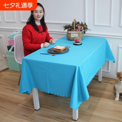 餐桌桌布布艺现代简约棉麻日式简约桌布书桌ins学生帆布桌布中式