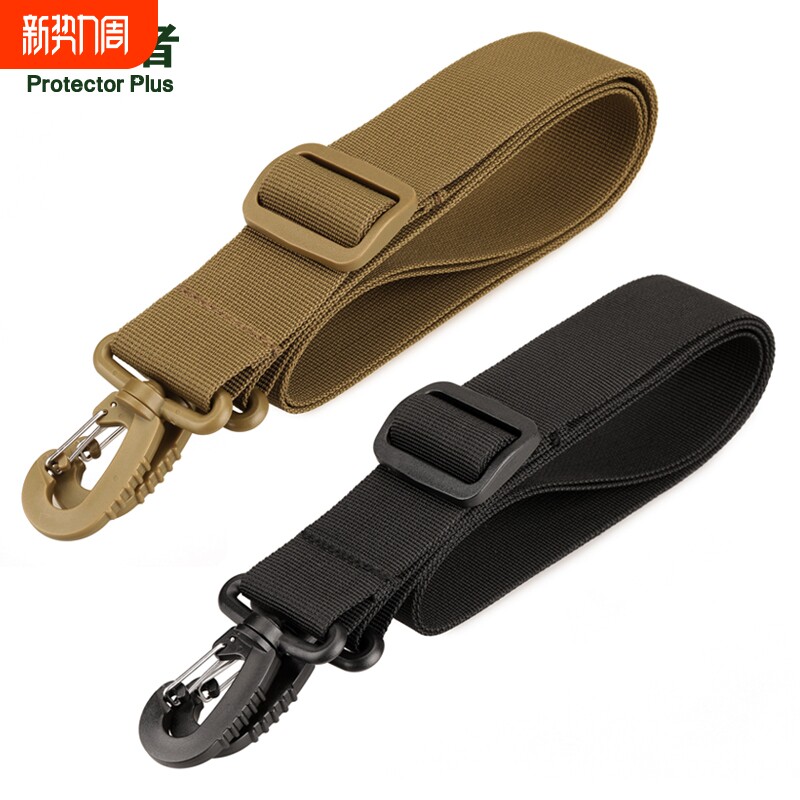 单肩包肩带便携户外斜挎包背包加宽加厚可调节户外战术水壶配件带