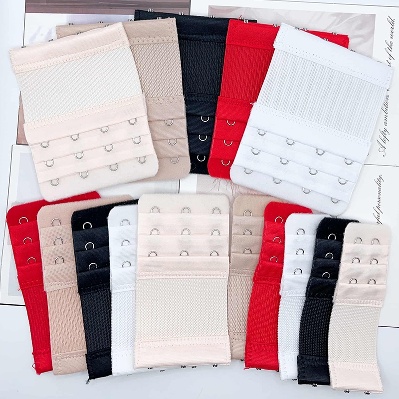 松紧款内衣加长排扣文胸延长扣胸罩加长扣四排三排扣环挂钩三扣宽