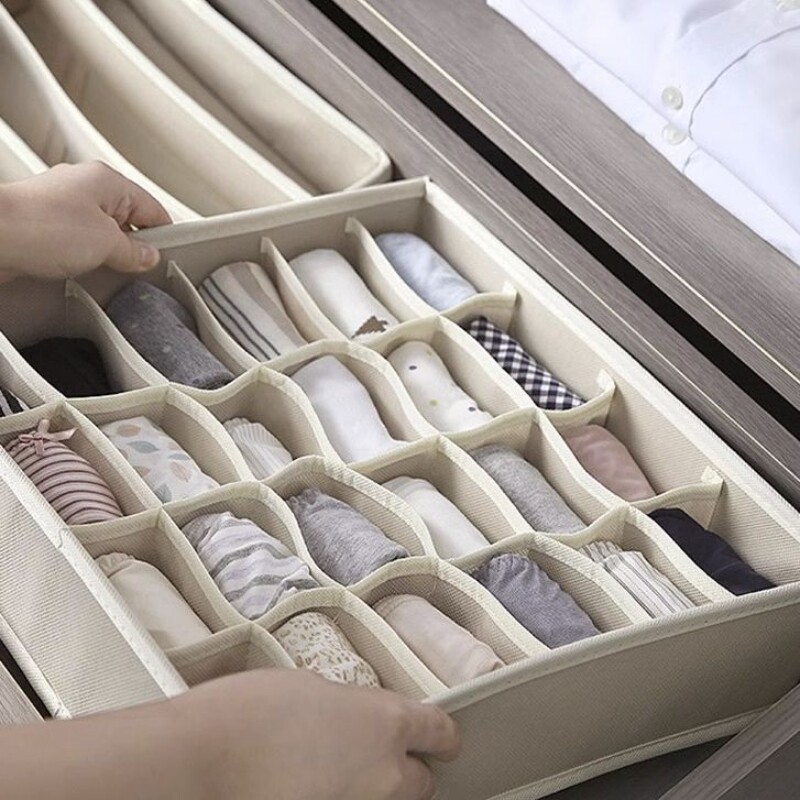 内衣收纳袋内裤文胸收纳盒抽屉式袜子置物盒宿舍储物衣柜收纳神器