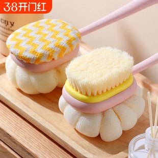 洗澡擦背神器搓澡巾沐浴球浴花搓背刷子后背长柄女士专用儿童无痛