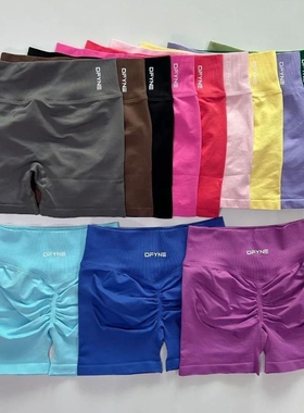 欧美DFYNE蜜桃臀健身impact收腹速干透气高弹力瑜伽外穿三分短裤