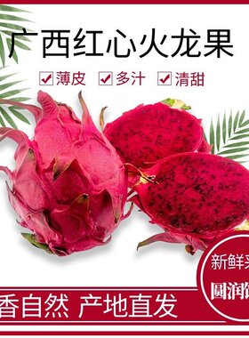 热带新鲜香甜可口红心火龙谷