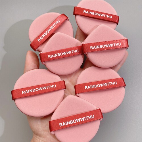 钱小姐RAINBOWWITHU气垫粉扑泡芙亲水性遇水变大BB霜粉底化妆海绵