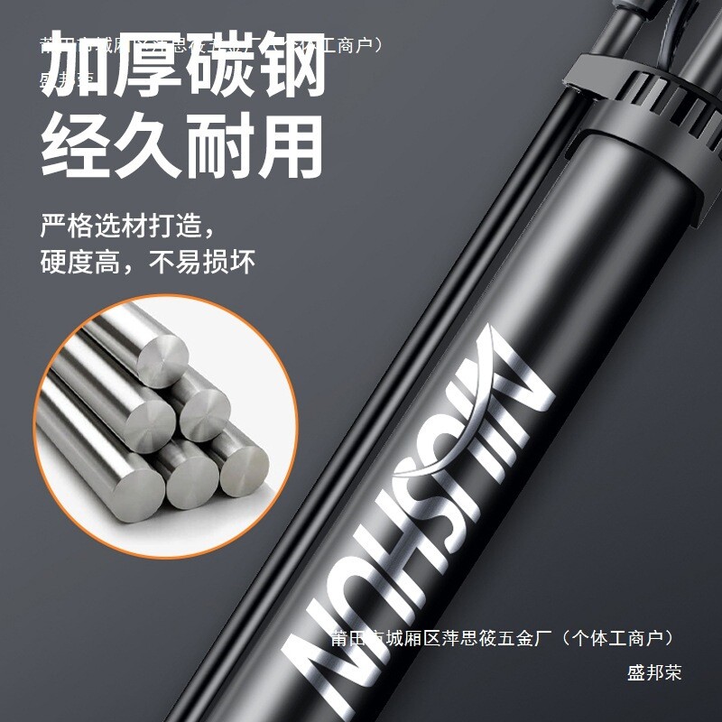 打气筒自行车家用通用便携摩托电瓶电动车汽车篮球气球高压充气泵