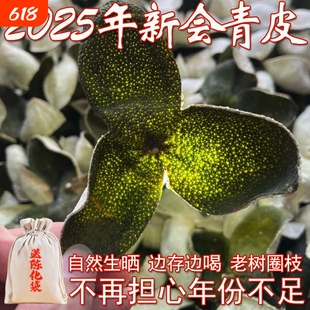2025年新会新陈皮青皮陈皮干梅江圈枝柑广东特产泡茶可陈十年生晒