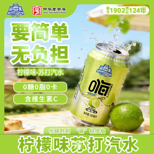 山海关苏打气泡水330ml*12/24罐