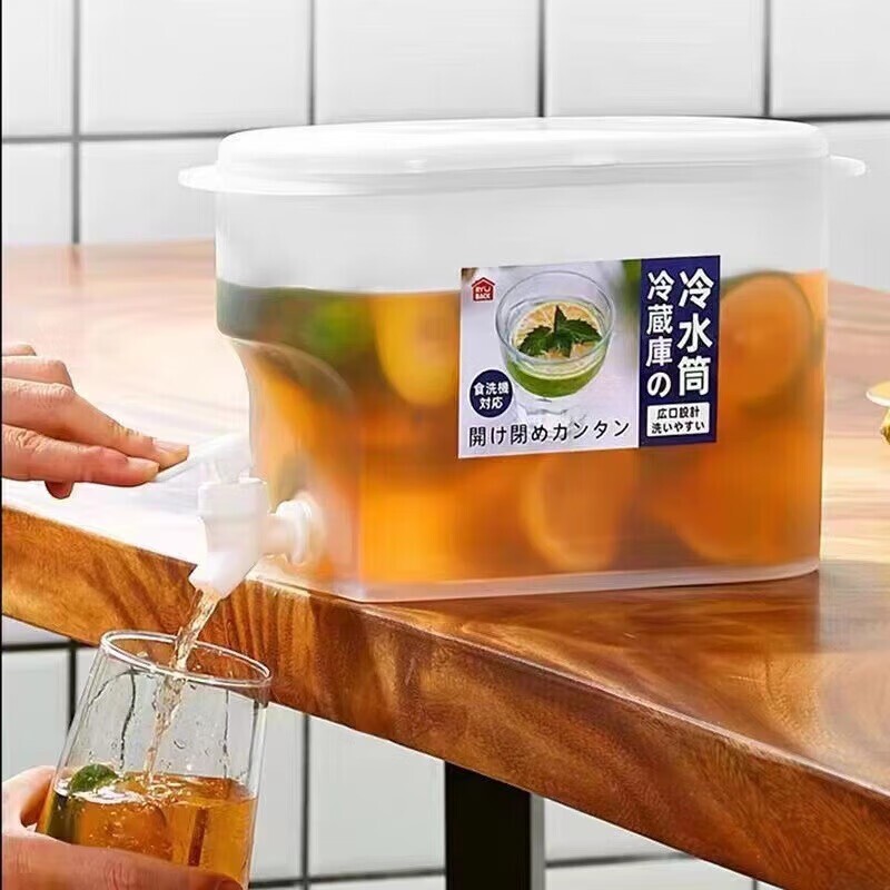家用冰箱夏日龙头冷水壶桶冰水饮料冷水果茶花茶壶