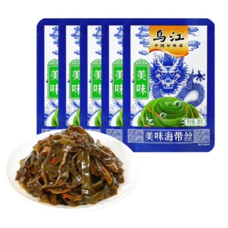 乌江酸辣海带丝30g*5袋起多规格,水产肉类/新鲜蔬果/熟食,腌制/榨菜/泡菜,淘宝优惠券,粉丝福利购,淘宝优惠卷
