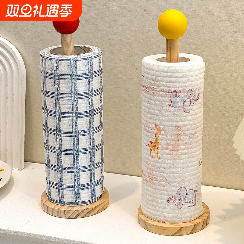 厨房纸巾架懒人抹布挂架卷纸架保鲜膜架一次性抹布厨房用纸卷筒架