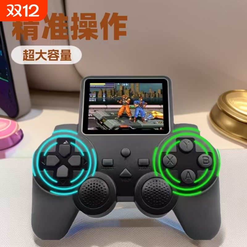 2025新款psp俄罗斯方块经典儿童游戏机psp掌机手柄一体机520掌机复古怀旧游戏超级玛丽迷你便携大屏双人款