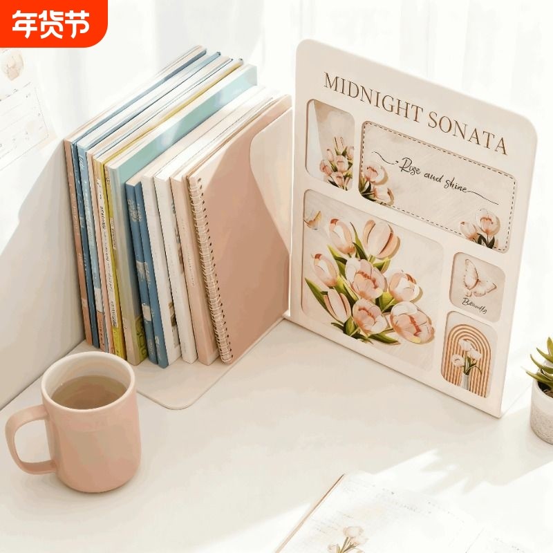 书立架桌面书本收纳架大号书夹书靠书挡学生教室用伸缩书立办公室桌面收纳固定神器简易桌子书架挡板放书隔板,文具电教/文化用品/商务用品,书立,淘宝优惠券,粉丝福利购,淘宝优惠卷