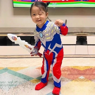 迪迦奥特连体衣大人版赛罗超人儿童cos服装演出服披风战衣男女孩