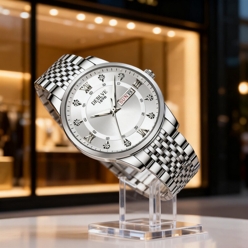 老人手表男士爸爸女款情侣表防水老年人学生石英表男款非机械表礼