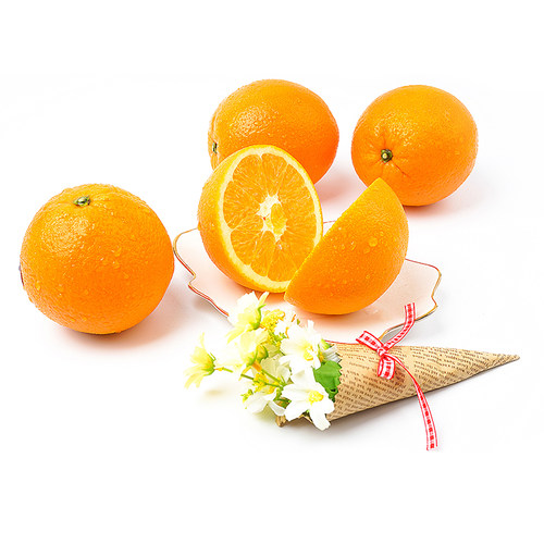 正宗江西赣南脐橙新鲜橙子含箱5斤果径70mm-75mm【11月15日发货】
