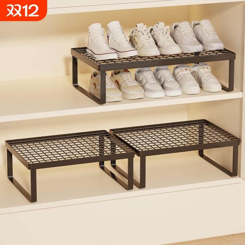 鞋架宿舍小型床下鞋柜多层床底鞋子收纳神器简易防尘架子分层寝室