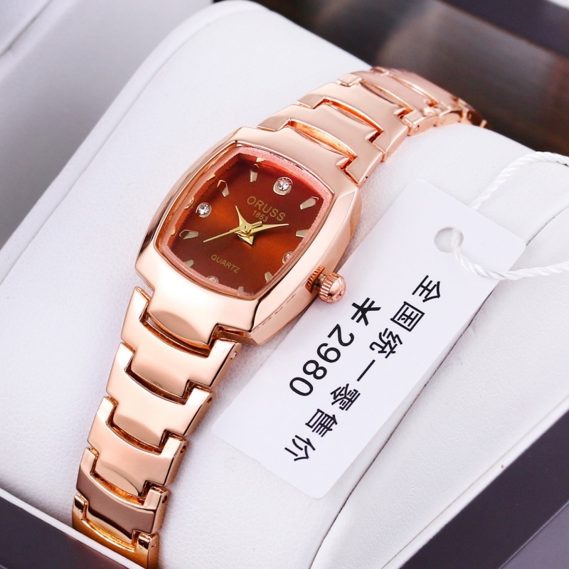 奥瑞时古风中国风中古小香风简约气质复古方形表盘小巧精致手表女
