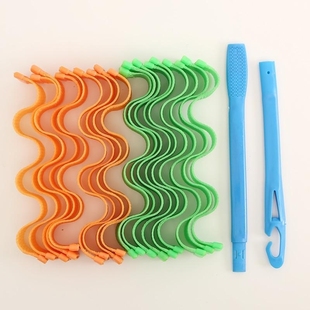 家用卷发神器多功能创意蛋卷头不伤发懒人卷发筒定型水波纹塑料卷