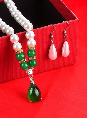 合成珍珠项链女送妈妈韩版简约中