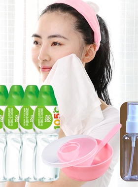 屈臣氏蒸馏水400ml*4瓶装105度专业饮用纯净水可湿敷美容饮料水疗