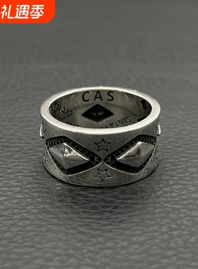 ODEK复古纳瓦霍菱形五角星戒指cody sanderson风格星星指环男士