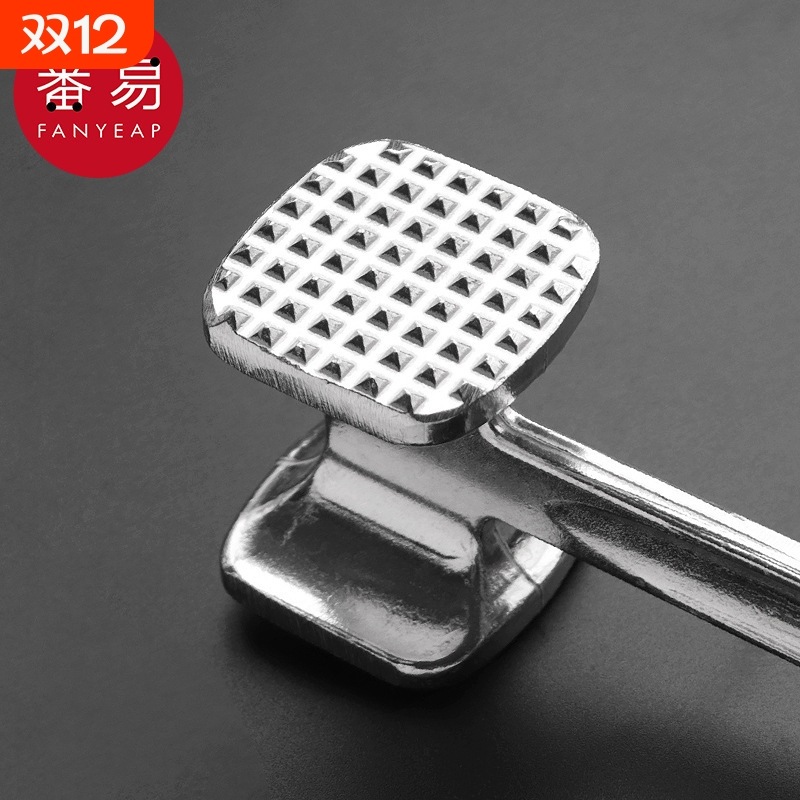 松肉锤AB1sl001-做牛排敲打锤子断筋器家用厨房敲肉锤牛排用锤大