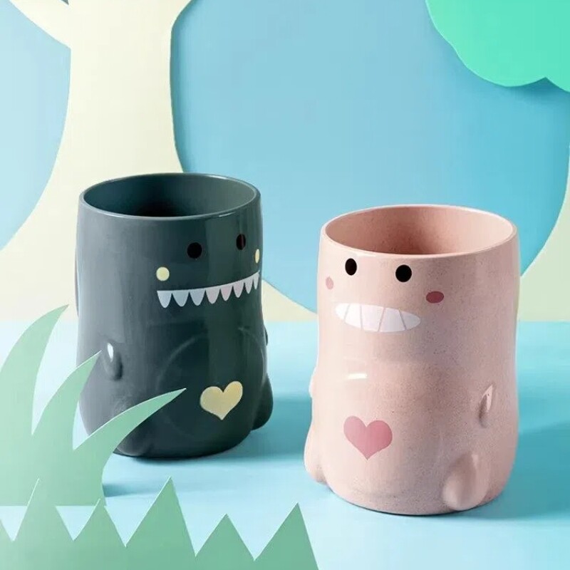 卡通洗漱杯情侣套装儿童漱口杯家用刷牙杯牙缸女简约牙刷杯多规格