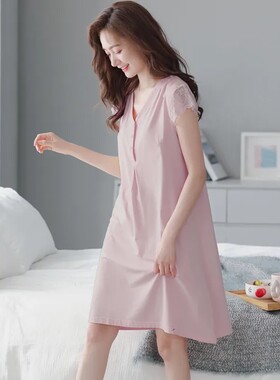 莫代尔夏季女款凉爽睡裙
