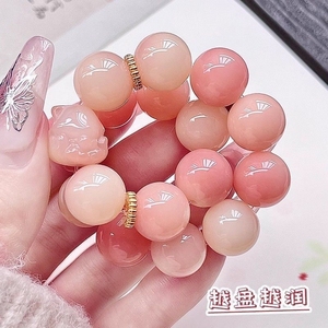 原创九尾狐菩提子手串盘玩串珠绕指柔文玩手链佛珠念珠男女款手饰