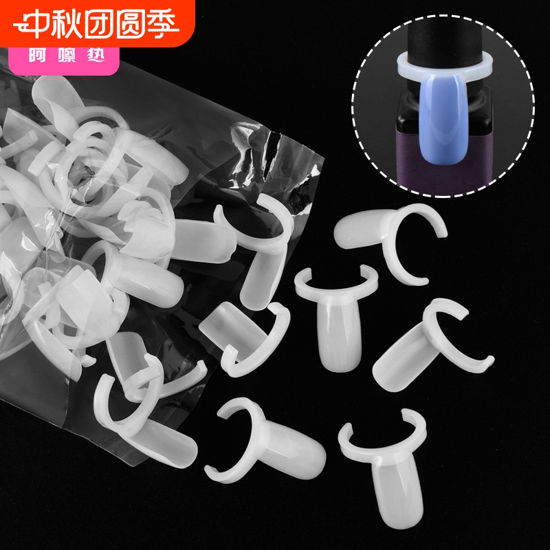 美甲色卡A1pn0-色号卡展示板样本透明甲油胶色板店用打色板练习