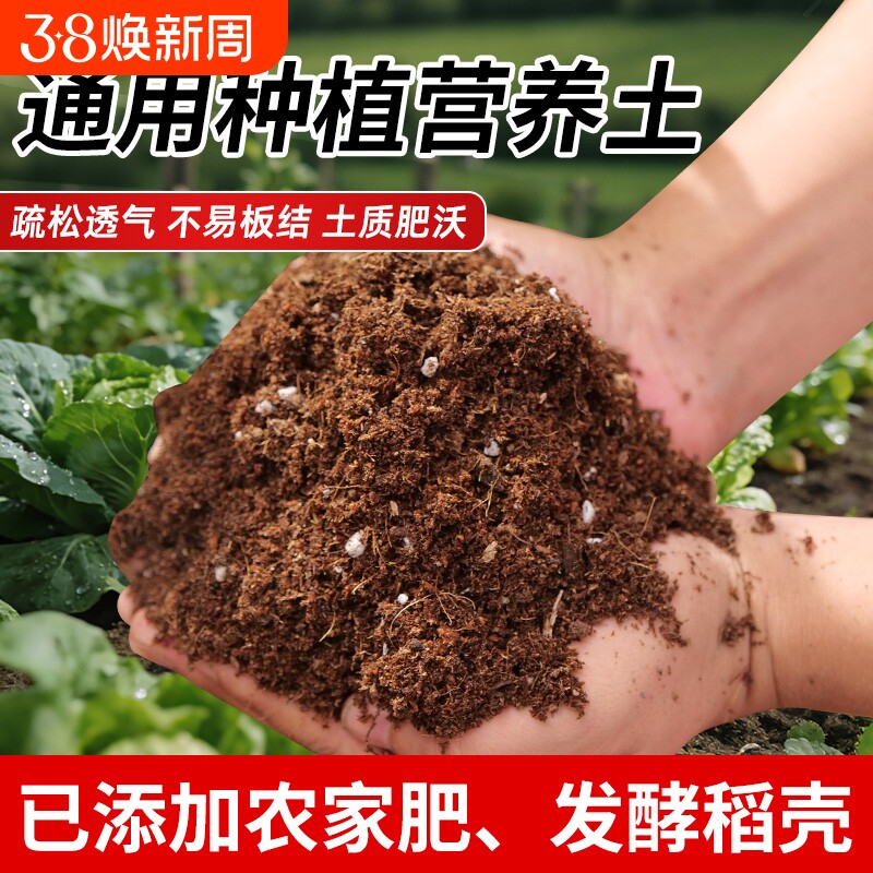 营养土通用多肉植物育苗基质花蓝莓土壤有机养花泥炭土稻壳发酵