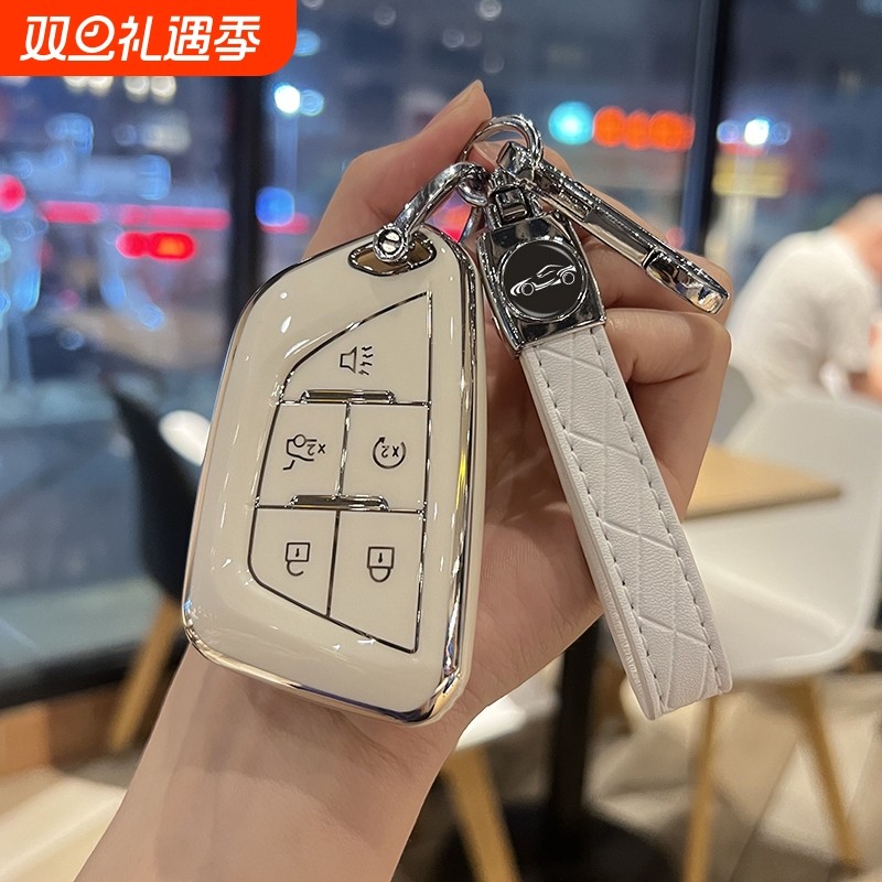 凯迪拉克XT5钥匙套CT5车包XT4保护GT4扣外壳IQ锐歌CT