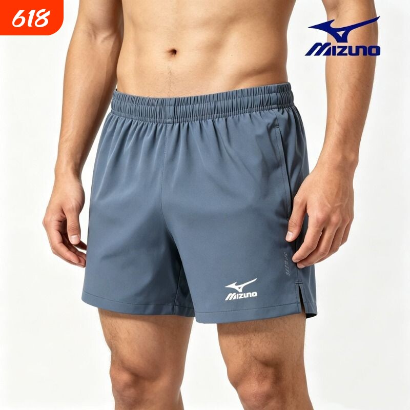 MIzunowave美津浓运动三分裤男夏季速干羽毛球健身短裤裤子跑步