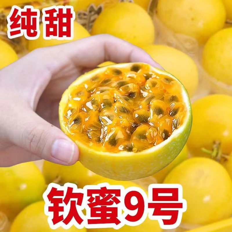 钦蜜9号黄金百香果新鲜水果包邮现摘大果整箱当季顺丰金桔回购