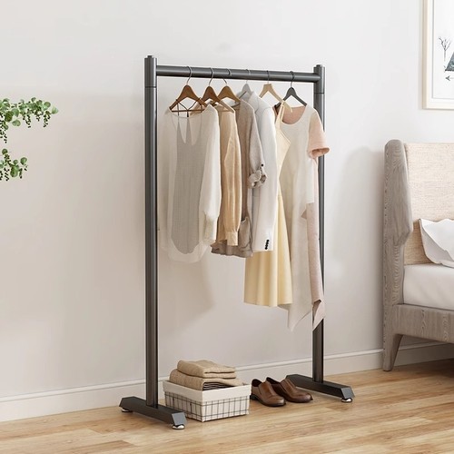 晾衣架落地家用简易挂衣架卧室