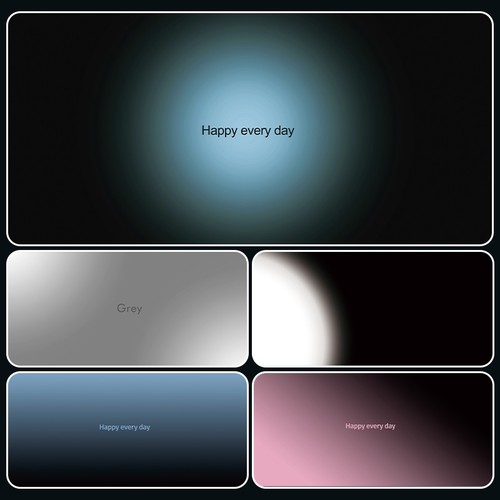 渐变鼠标垫高级感黑纯色电竞桌垫超大号游戏键盘垫办公桌垫防滑