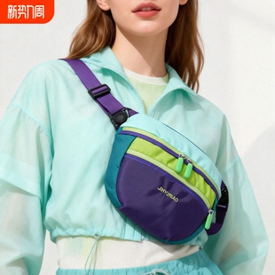 金玉鸟户外轻便斜挎包女包新款 大容量ins潮流休闲便携百搭单肩包