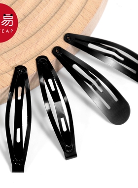 发夹/一字夹B1vl0-卡子发卡头发夹子韩版简约边夹黑色刘海夹碎