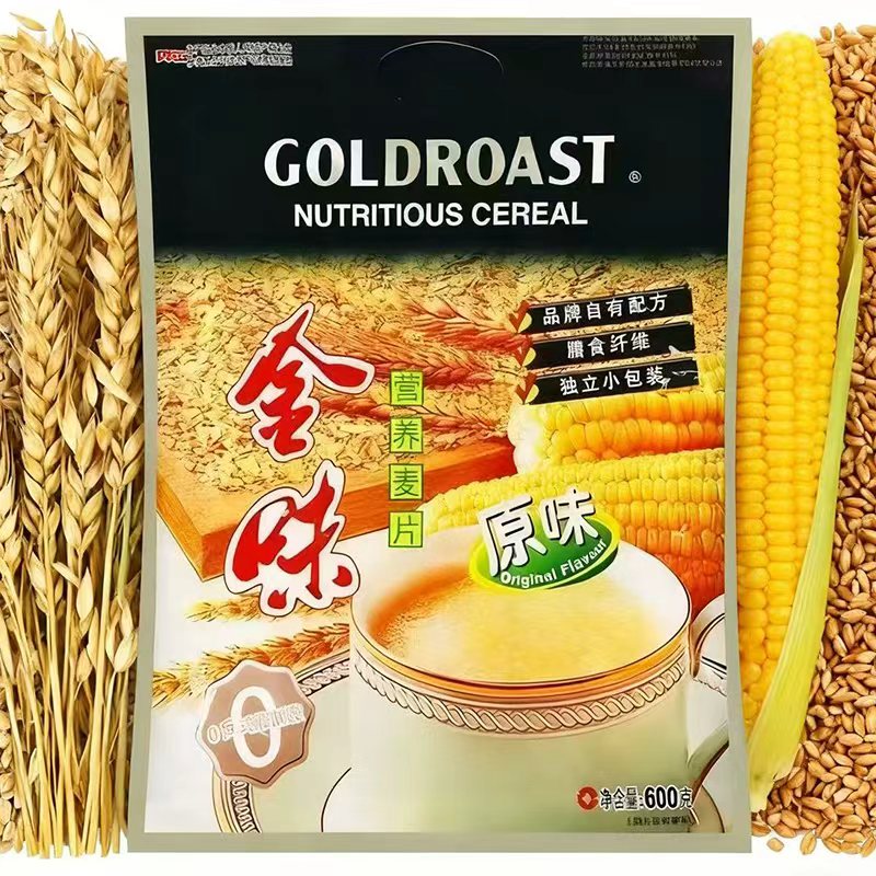 金味麦片原味600g袋装