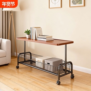可移动沙发边几侧边柜小茶几卧室床边加宽台面支架床头水杯放置架