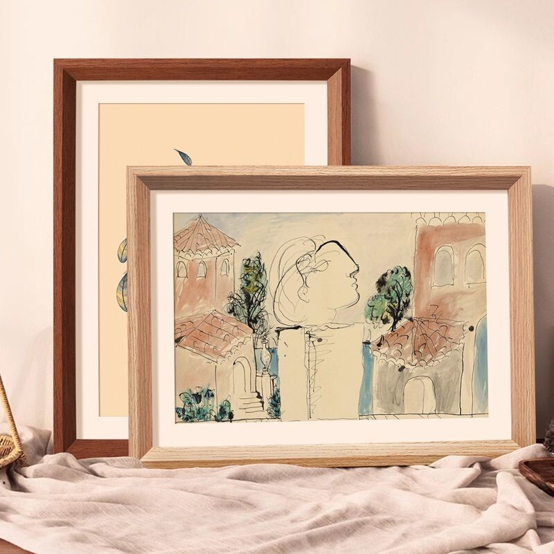 简约挂墙相框画框A3A4素描装裱框架国画海报拼图美术作品外框空框