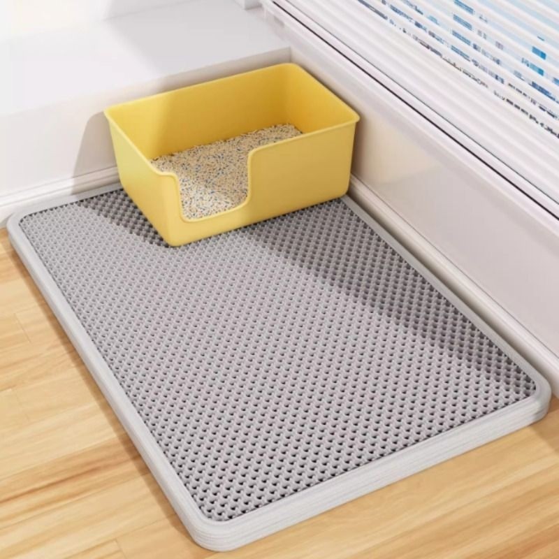 猫砂垫超大防带出猫砂盆防外溅垫子双层过滤漏宠物猫咪用品控砂垫