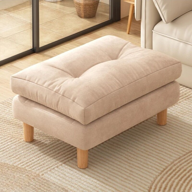 d懒人沙发脚踏放脚换鞋凳凳子搁脚家用客厅沙发延长拼接放腿神器